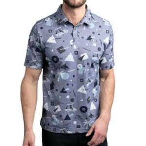 TravisMathew Rat Pack Polo in Blue size XL
